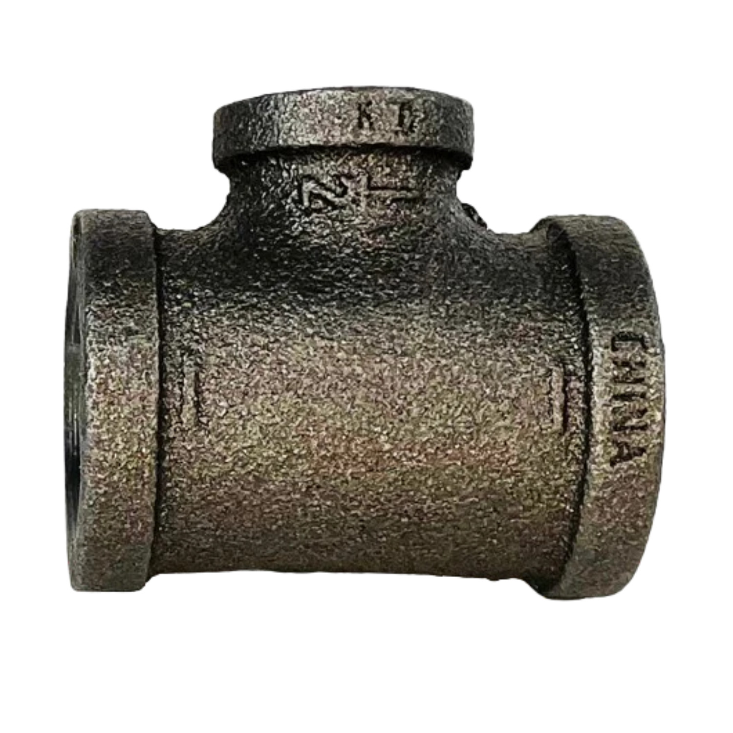 BLACK IRON REDUCING TEE, UL/FM Listed