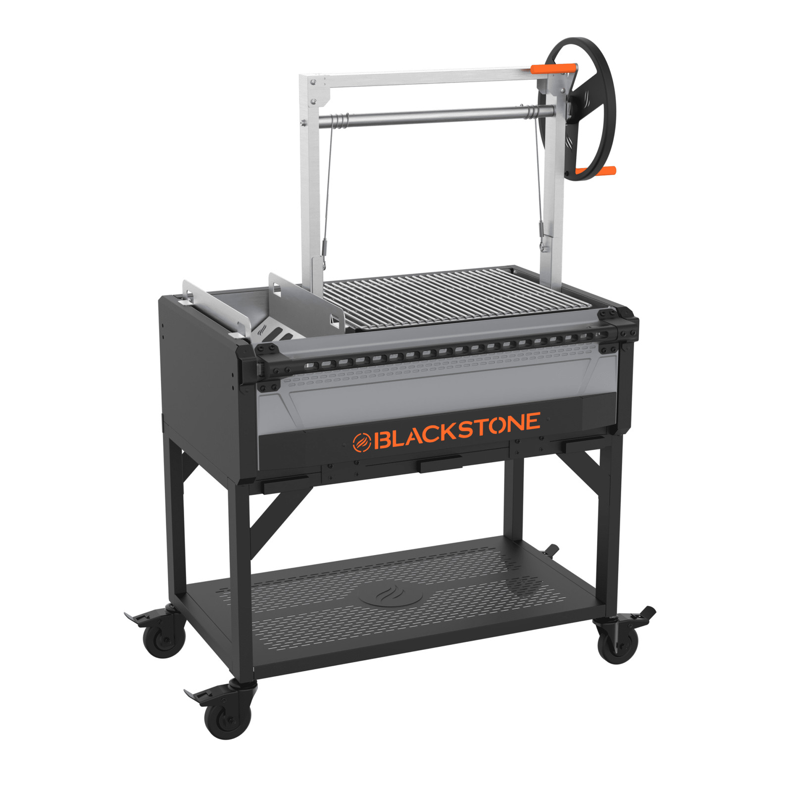 Bronco Open Flame Santa Maria Grill with Soft Cover and Coal Rake