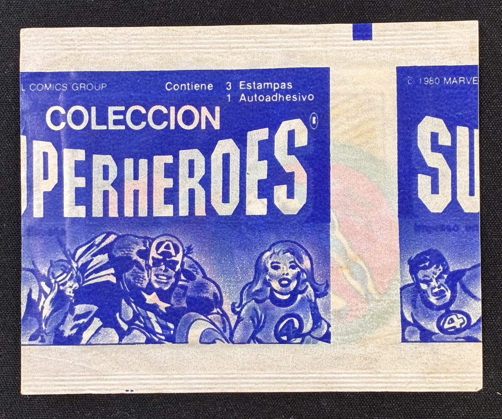 RARE 1980 Marvel TERRABUSI Spanish Superheroes Sealed/Unopened Pack - Wolverine? RARE 1980 Marvel TERRABUSI Spanish Superheroes Sealed/Unopened Pack - Wolverine?