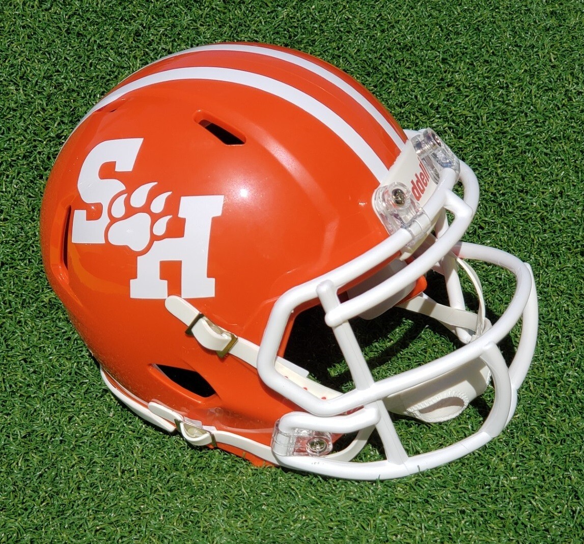 SAM HOUSTON STATE SHSU BEARKATS 2024 STRIPES SPEED FOOTBALL MINI HELMET