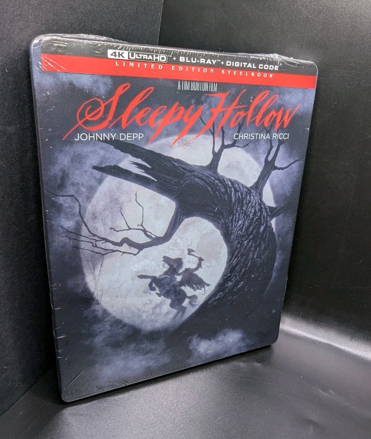 Sleepy Hollow 4K SteelBook UHD Blu-ray 1999 W/ Digital Code Brand New 