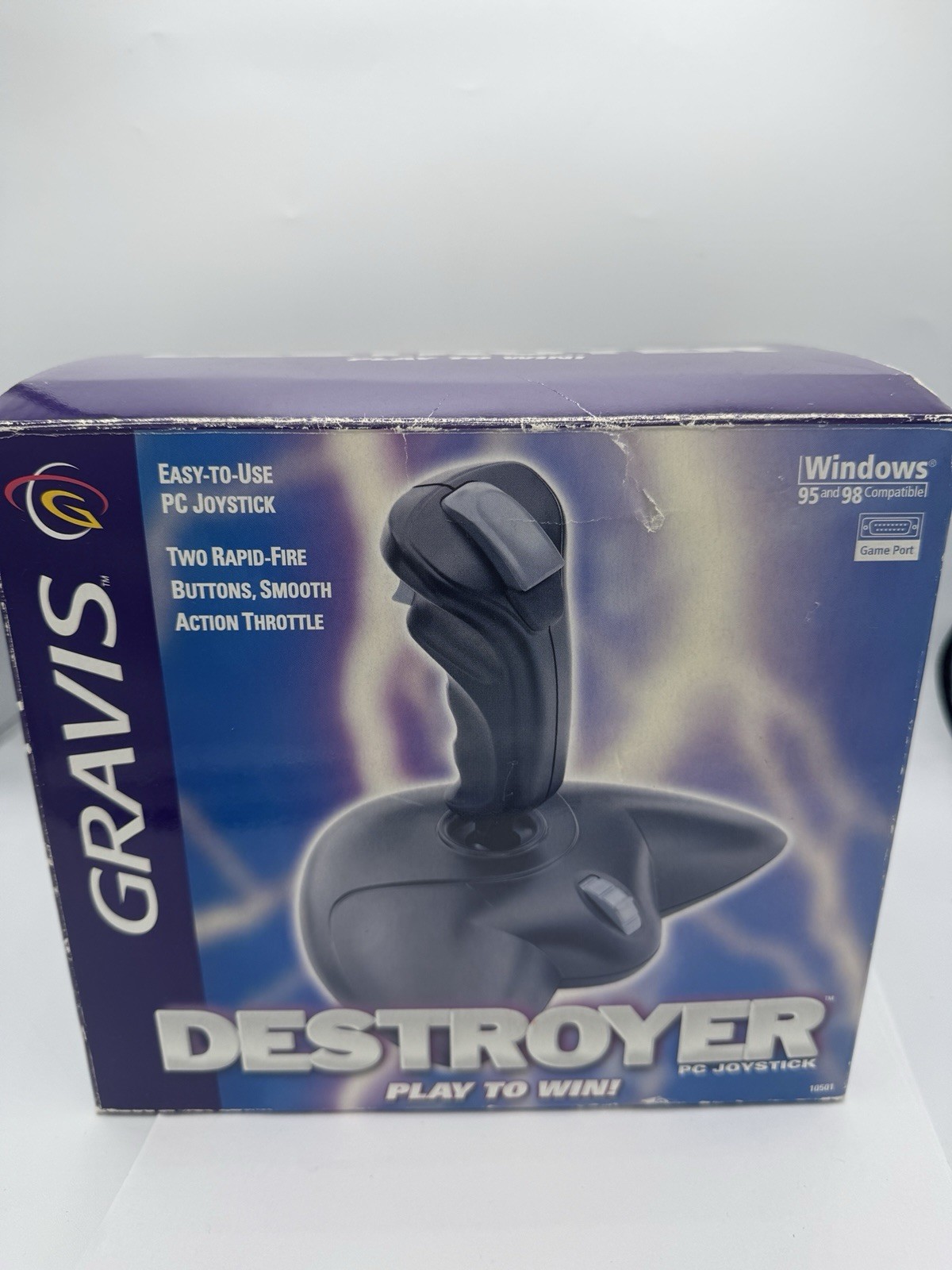 GRAVIS DESTROYER Computer PC Joystick Controller Rapid Fire Flight Stick GRAVIS DESTROYER Computer PC Joystick Controller Rapid Fire Flight Stick