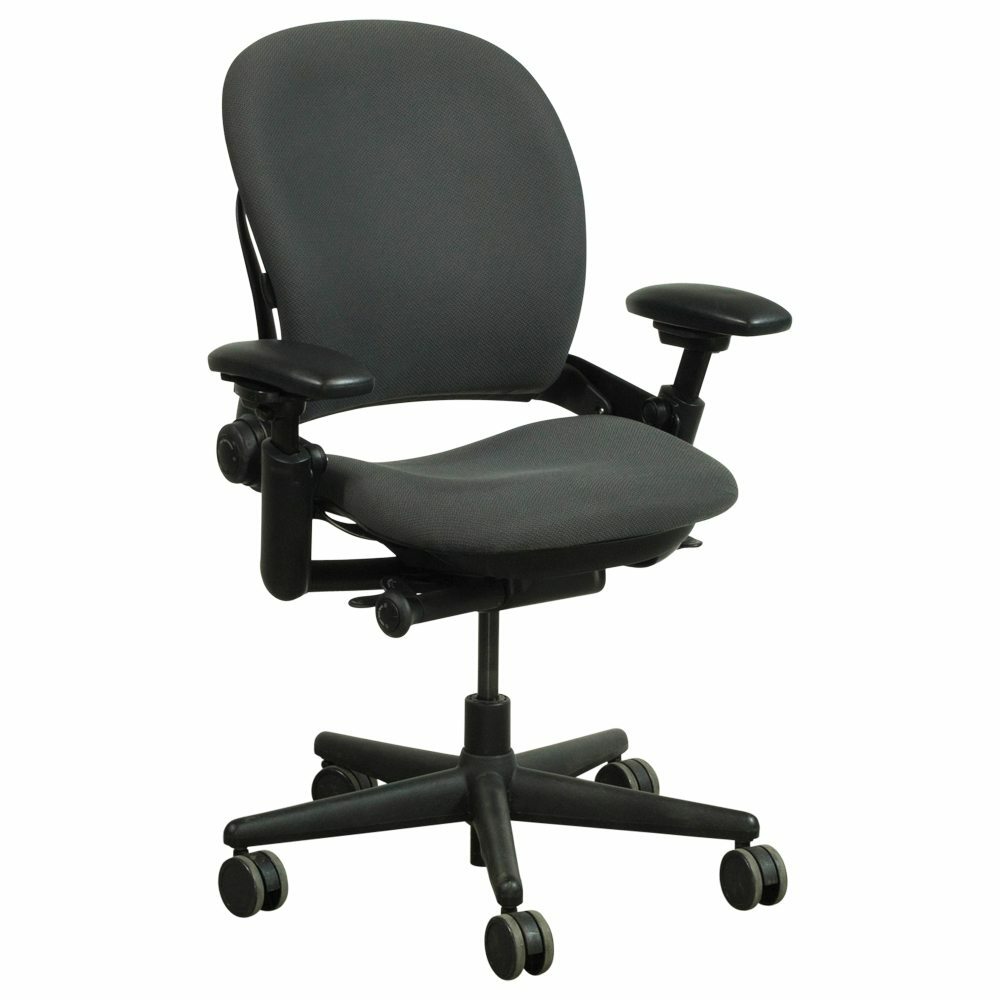 Steelcase Leap V1 Chair, -Open Box- Fully Loaded Black Fabric Steelcase Leap V1 Chair, -Open Box- Fully Loaded Black Fabric