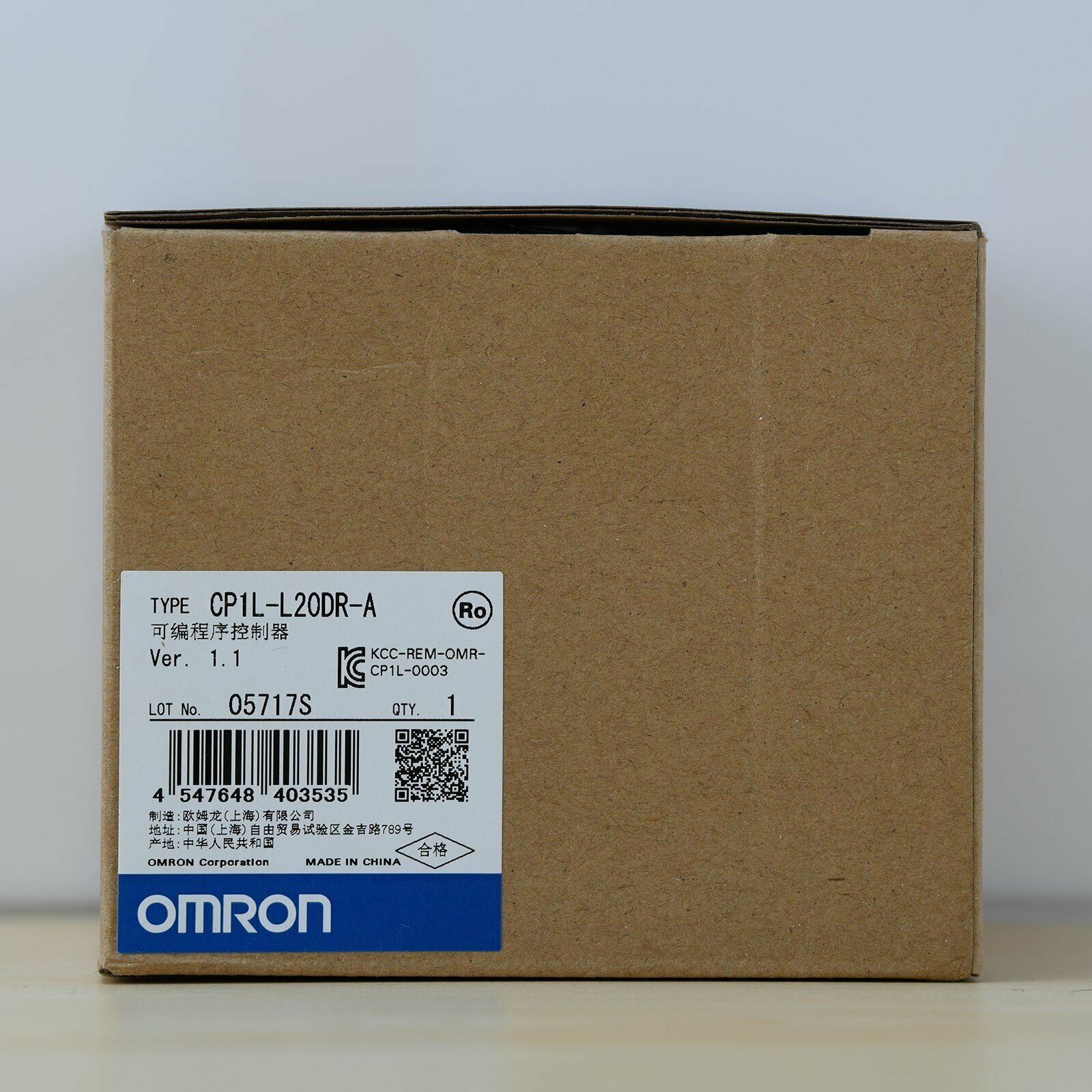 1PC Omron CP1L-L20DR-A PLC Module CP1LL20DRA New In Box Expedited Shipping