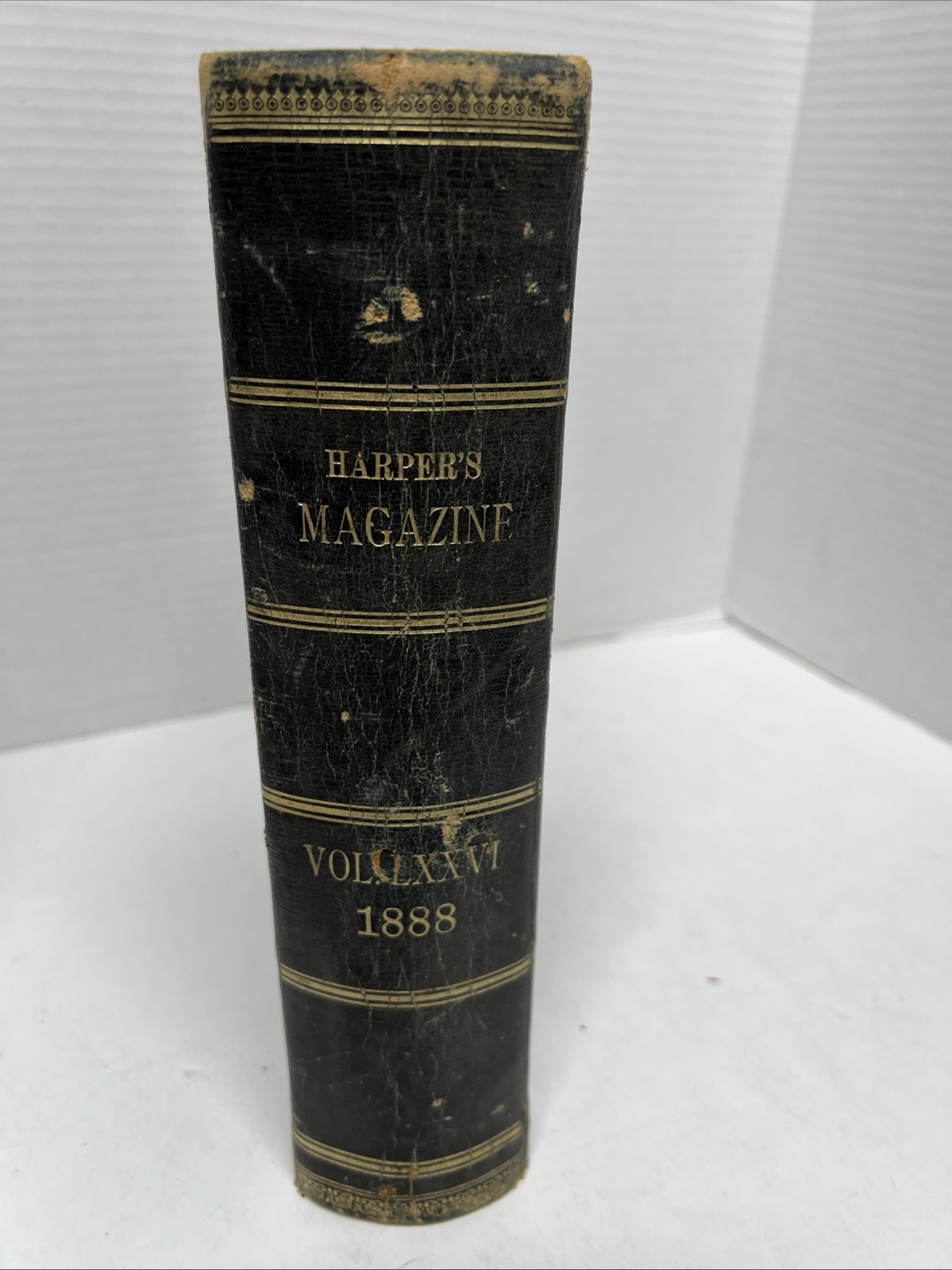 Harper's Magazine Vol. LXXVI December 1887 To May 1888 Harper & Bros. HC 1888 Harper's Magazine Vol. LXXVI December 1887 To May 1888 Harper & Bros. HC 1888