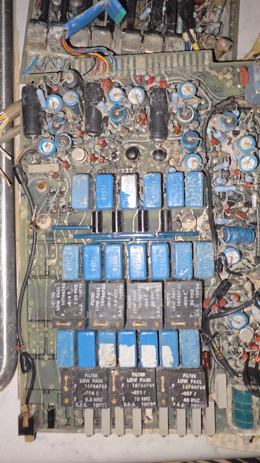X2 Rare Vintage Circuit Board 1960\'s-70\'s Mil Spec Audio Not Working 