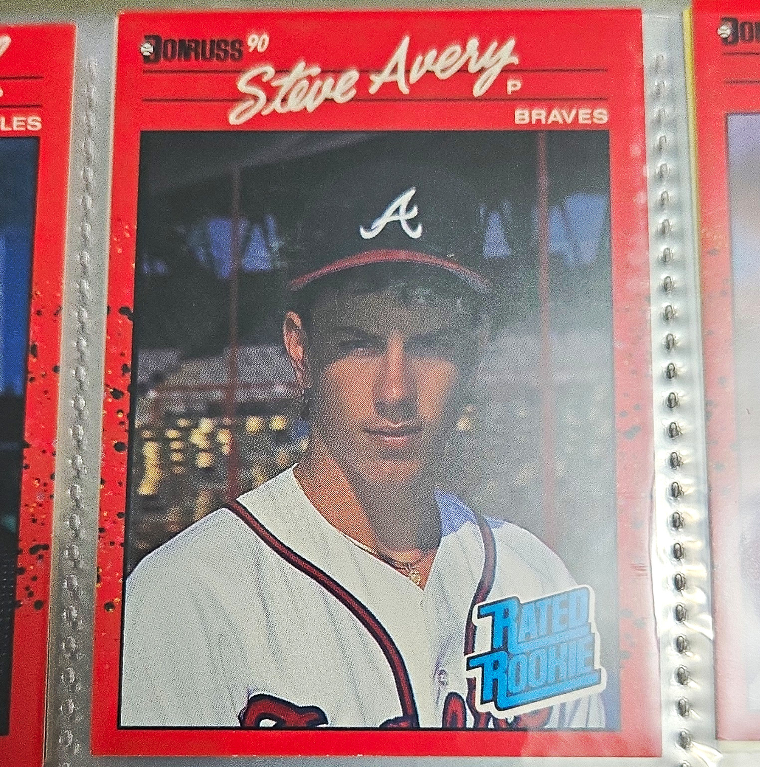 Donruss 1990 Donruss Steve Avery Atlanta Braves #39 Rated Rookie Card Donruss 1990 Donruss Steve Avery Atlanta Braves #39 Rated Rookie Card