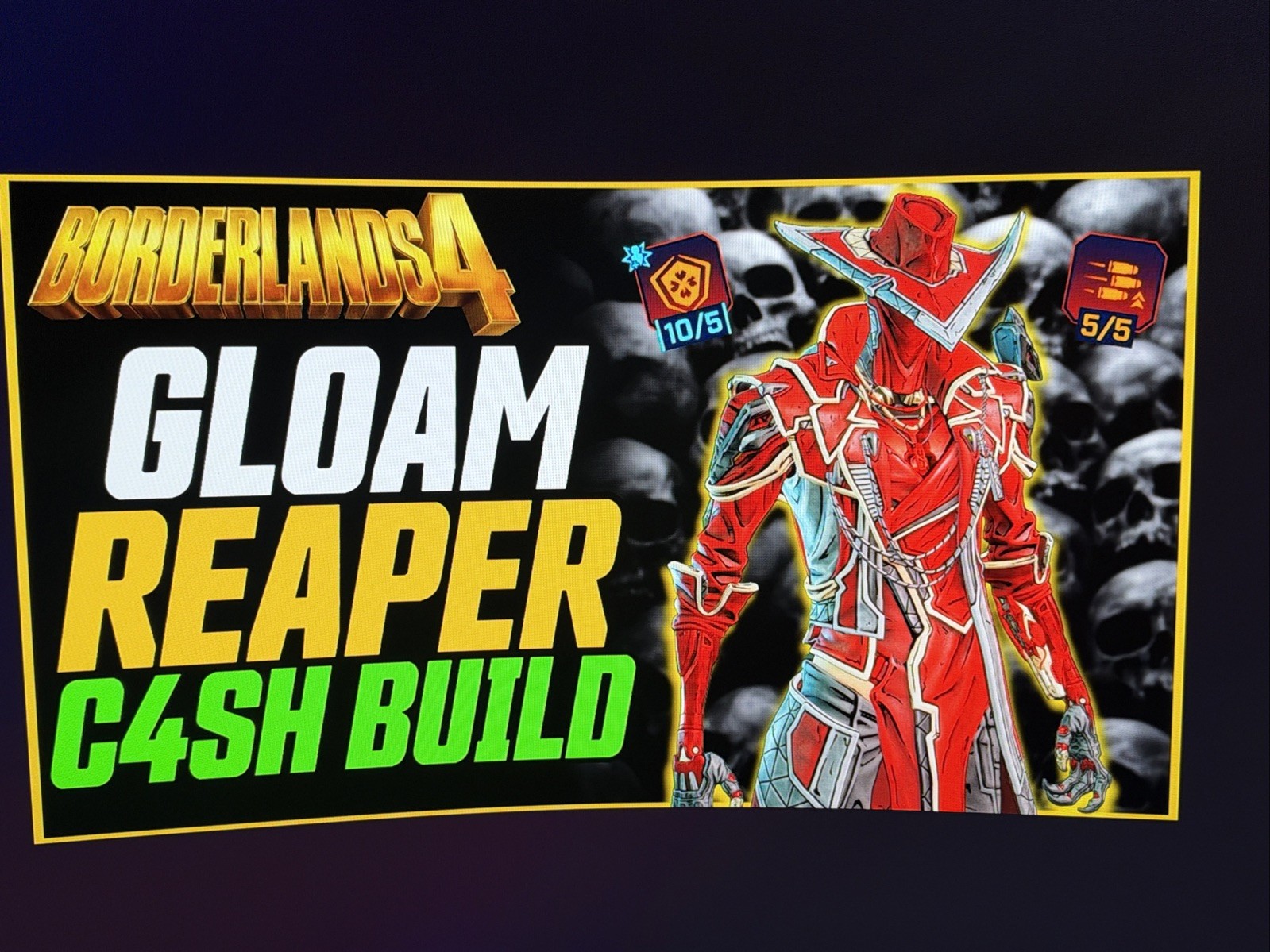 Borderlands 4⭐️LVL 70 UPDATED C4SH GLOAMRE4PER ENDGAME BUILD⭐️All PLATFORMS Borderlands 4⭐️LVL 70 UPDATED C4SH GLOAMRE4PER ENDGAME BUILD⭐️All PLATFORMS