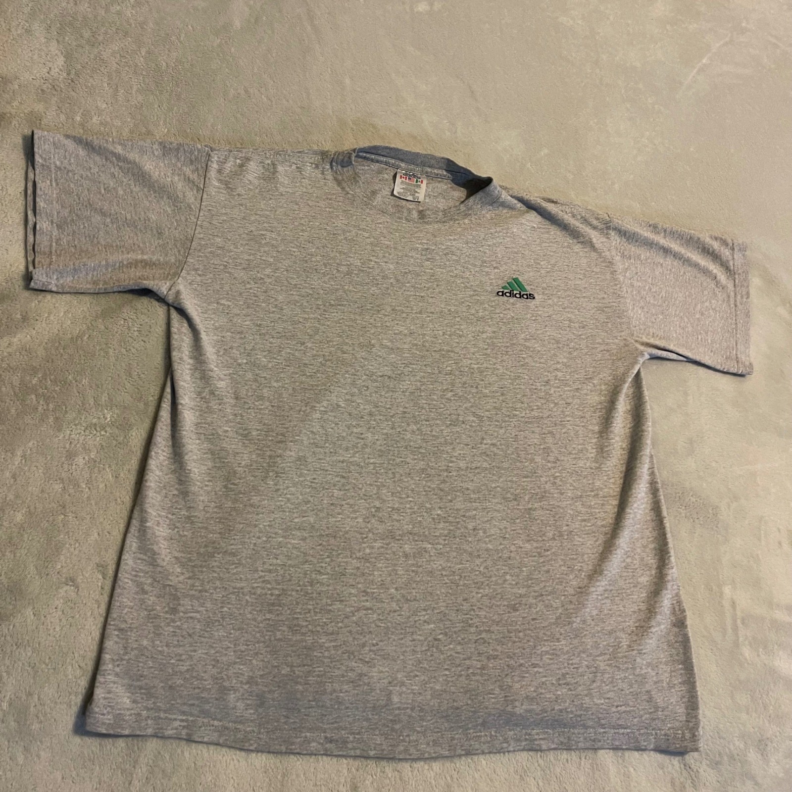 Vintage Adidas Equipment EQT Grey Shirt Men\'s Medium Short Sleeve Logo 90s Tee Vintage Adidas Equipment EQT Grey Shirt Men\'s Medium Short Sleeve Logo 90s Tee