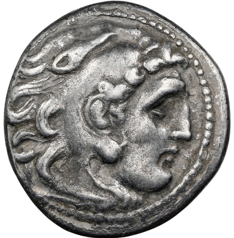 Alexander the Great III 336-323 BC, Kingdom of Macedon AR Drachm Coin, NGC Ch VF