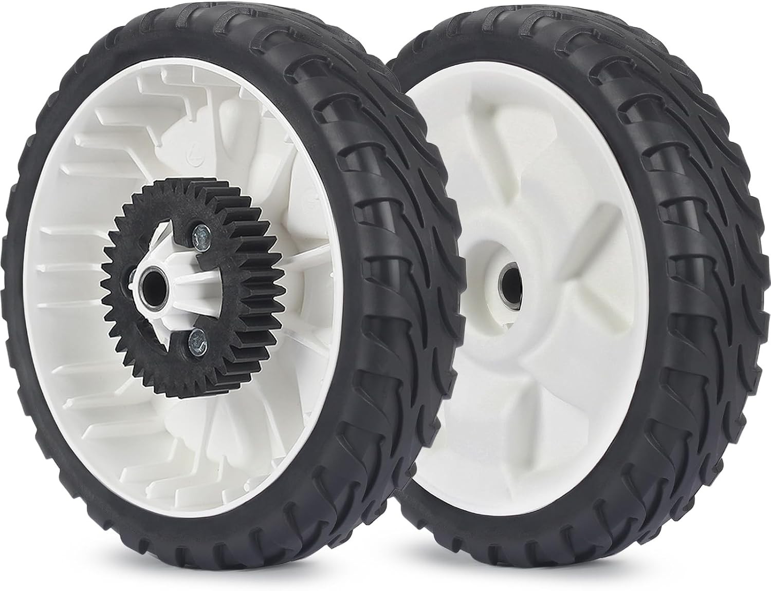 Toro Recycler Rear Drive Wheel 138-3216 115-4695 8 Inch Plastic Gear Assembly 2 Toro Recycler Rear Drive Wheel 138-3216 115-4695 8 Inch Plastic Gear Assembly 2