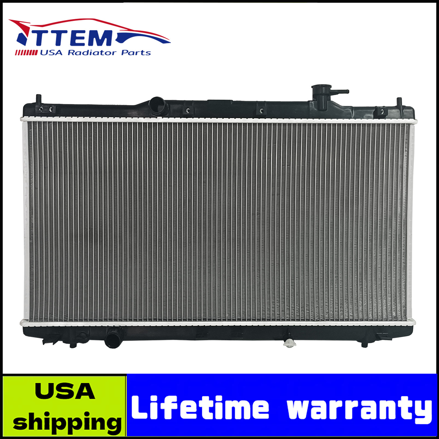 For 2013 2014 2015 Honda Accord 2.4L L4 Brand New Aluminum Radiator Fits 13363