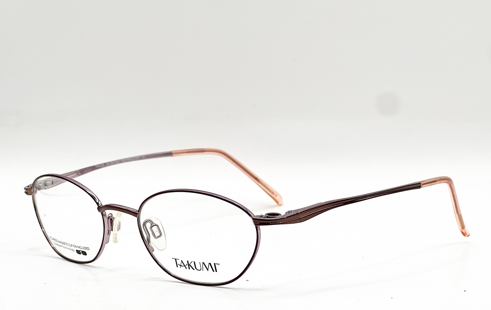 NEW TAKUMI T9637 10 MATTE BRONZE AUTHENTIC EYEGLASSES W/ CLIP 49-18