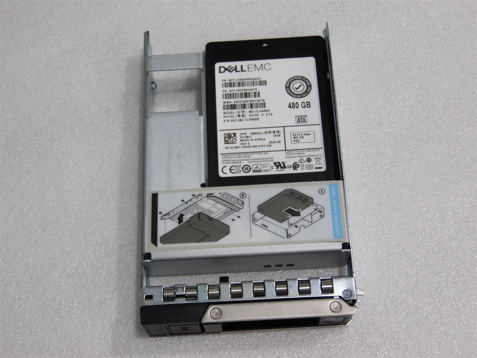 480GB 6G DELL SSD SATA 2.5\