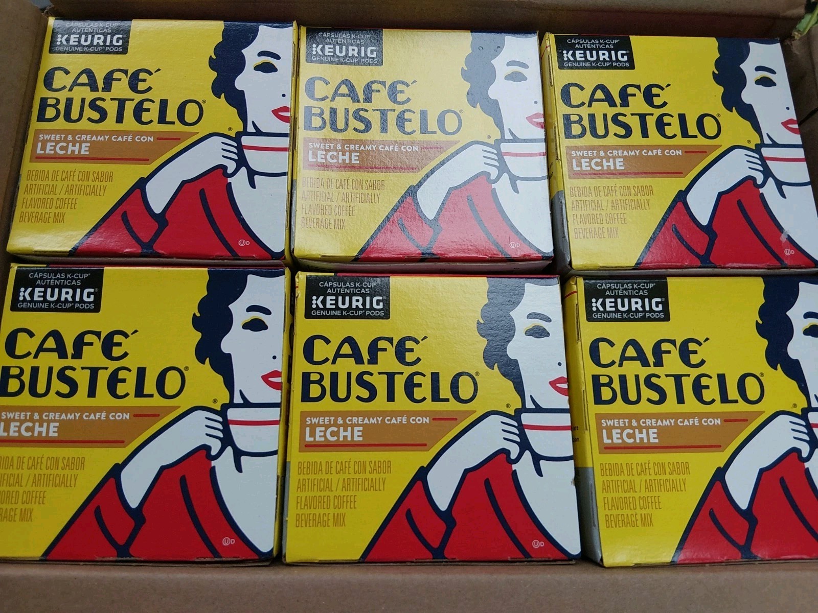 New, 60 Ct CAFE BUSTELO Sweet Creamy Café Con Leche K Cups Coffee Pods 60 Ct New, 60 Ct CAFE BUSTELO Sweet Creamy Café Con Leche K Cups Coffee Pods 60 Ct