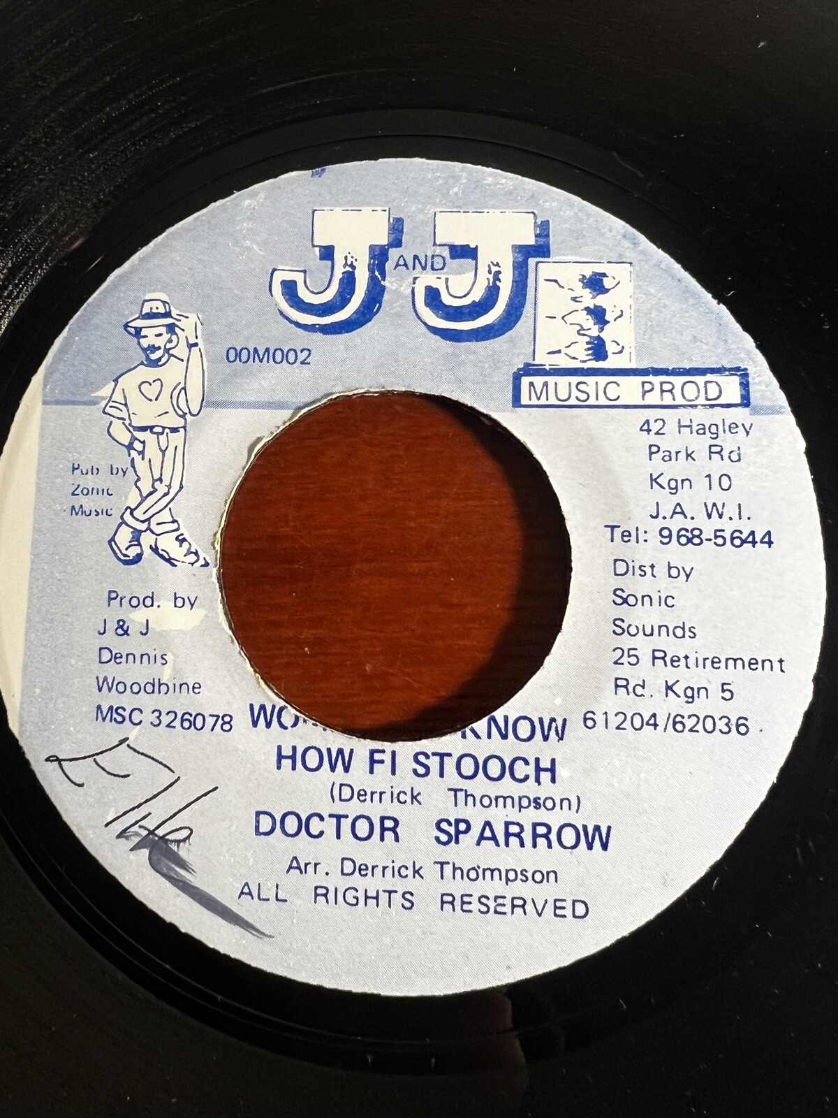 DOCTOR SPARROW Woman Fi Know How Fi Stooch 7” J&J Jamaica Reggae Dancehall 45