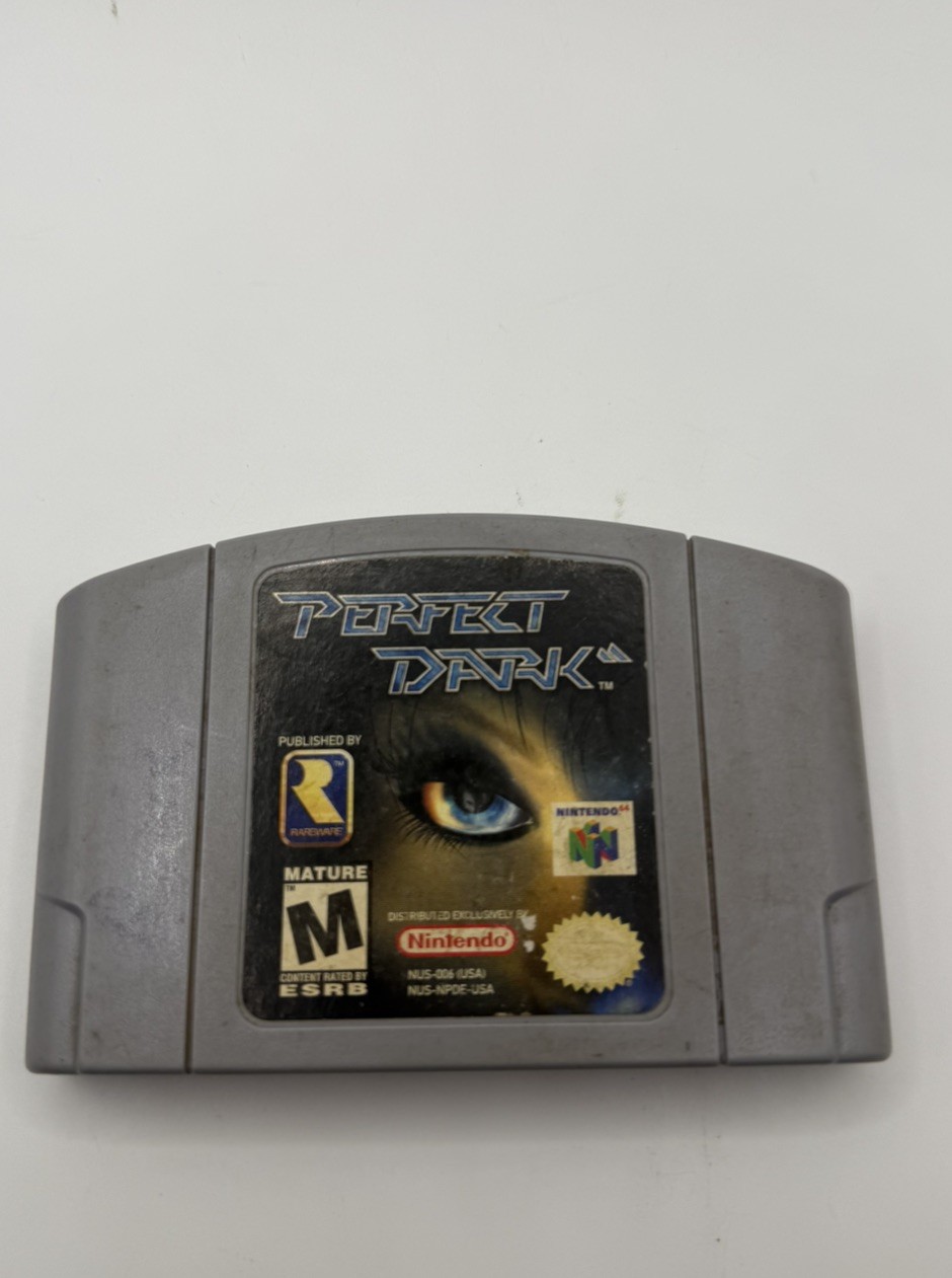 Perfect Dark (Nintendo 64 N64, 2000) Authentic Cartridge Tested Perfect Dark (Nintendo 64 N64, 2000) Authentic Cartridge Tested