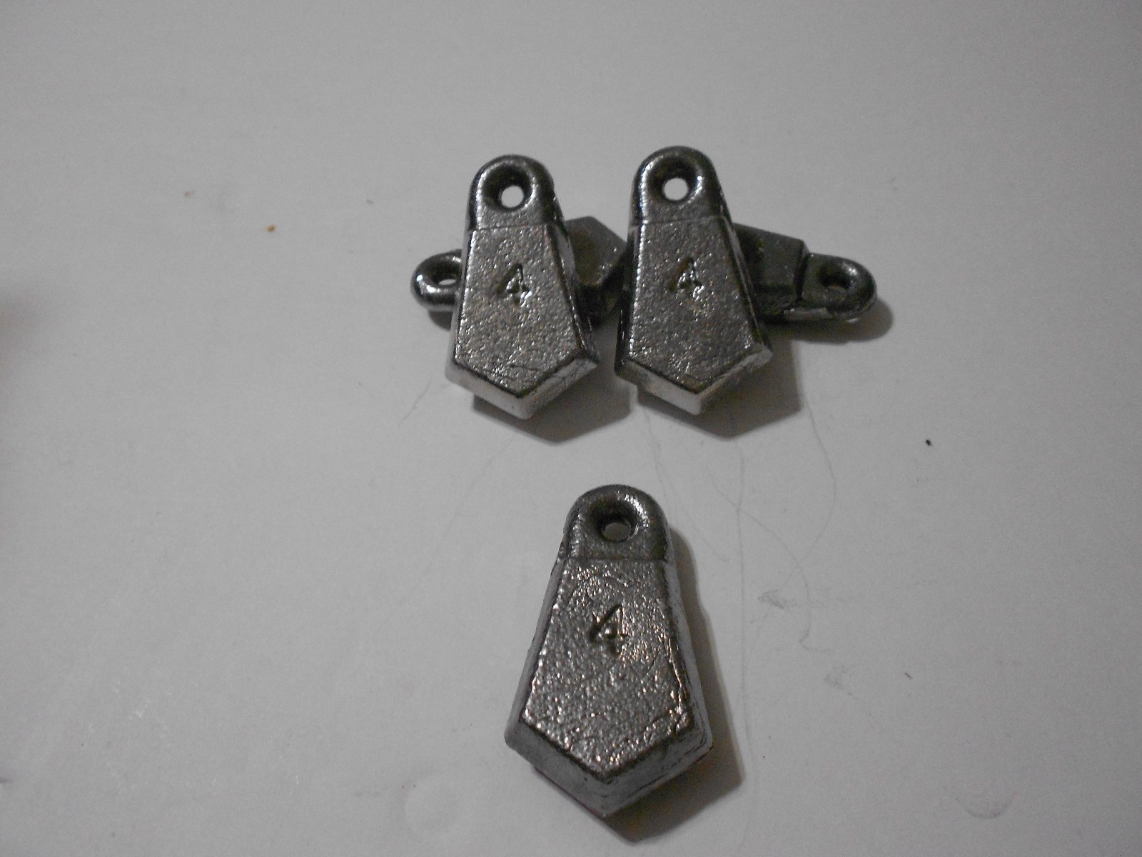 54, 4 OZ HANDMADE FLAT BANK SINKERS 54, 4 OZ HANDMADE FLAT BANK SINKERS