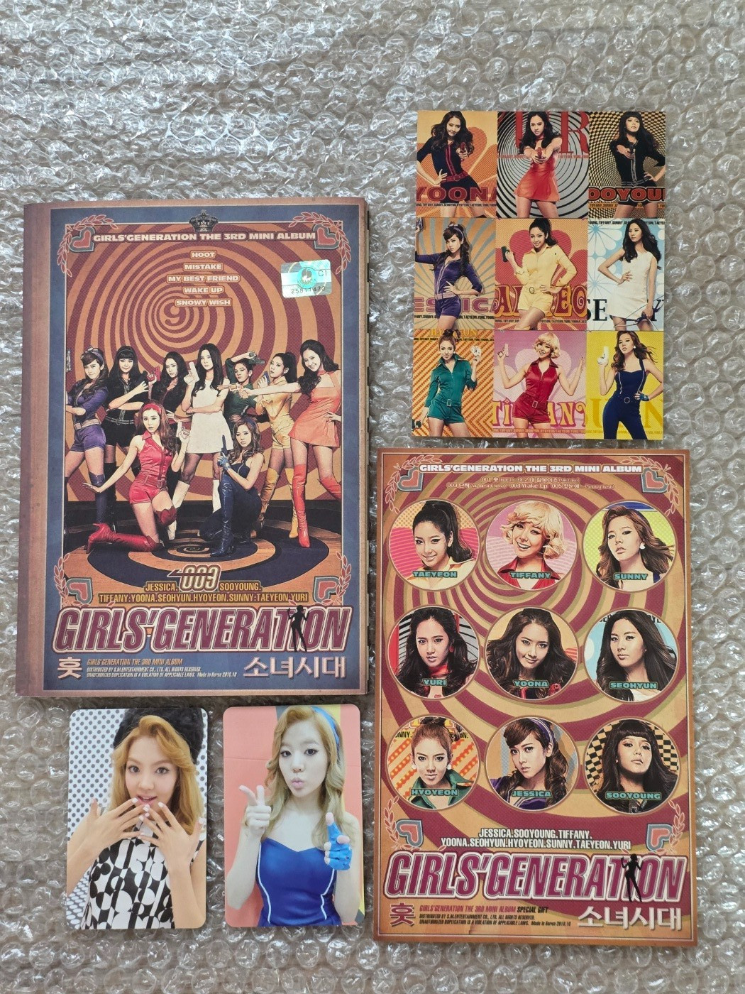 SNSD Girl\'s Generation 3rd Mini Hoot Album Photocard Korea Vision SNSD Girl\'s Generation 3rd Mini Hoot Album Photocard Korea Vision