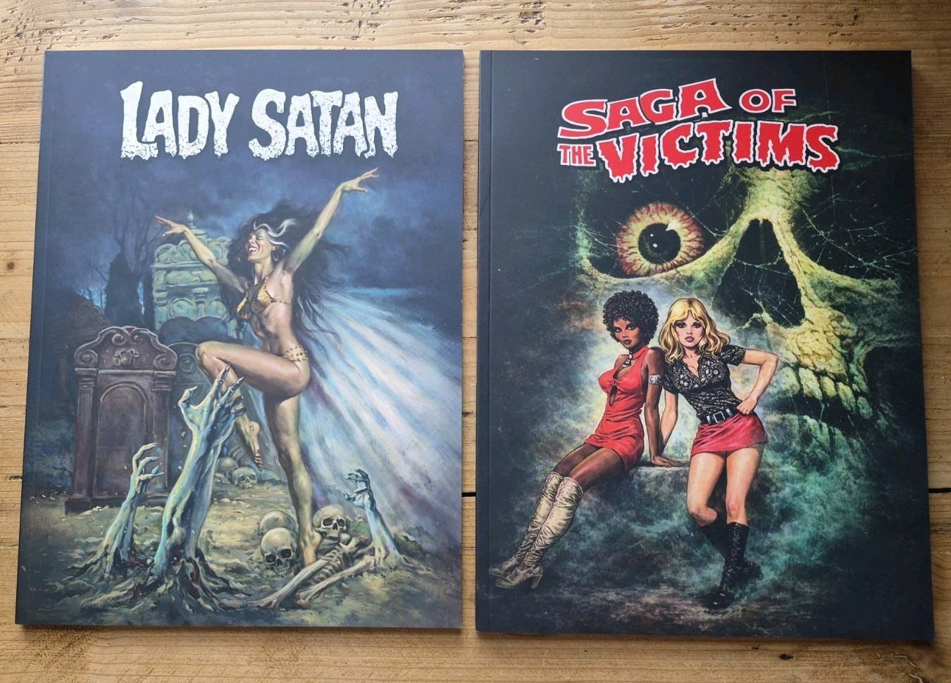 Lady Satan and Saga of the Victims Horror Graphic Novel Bundle