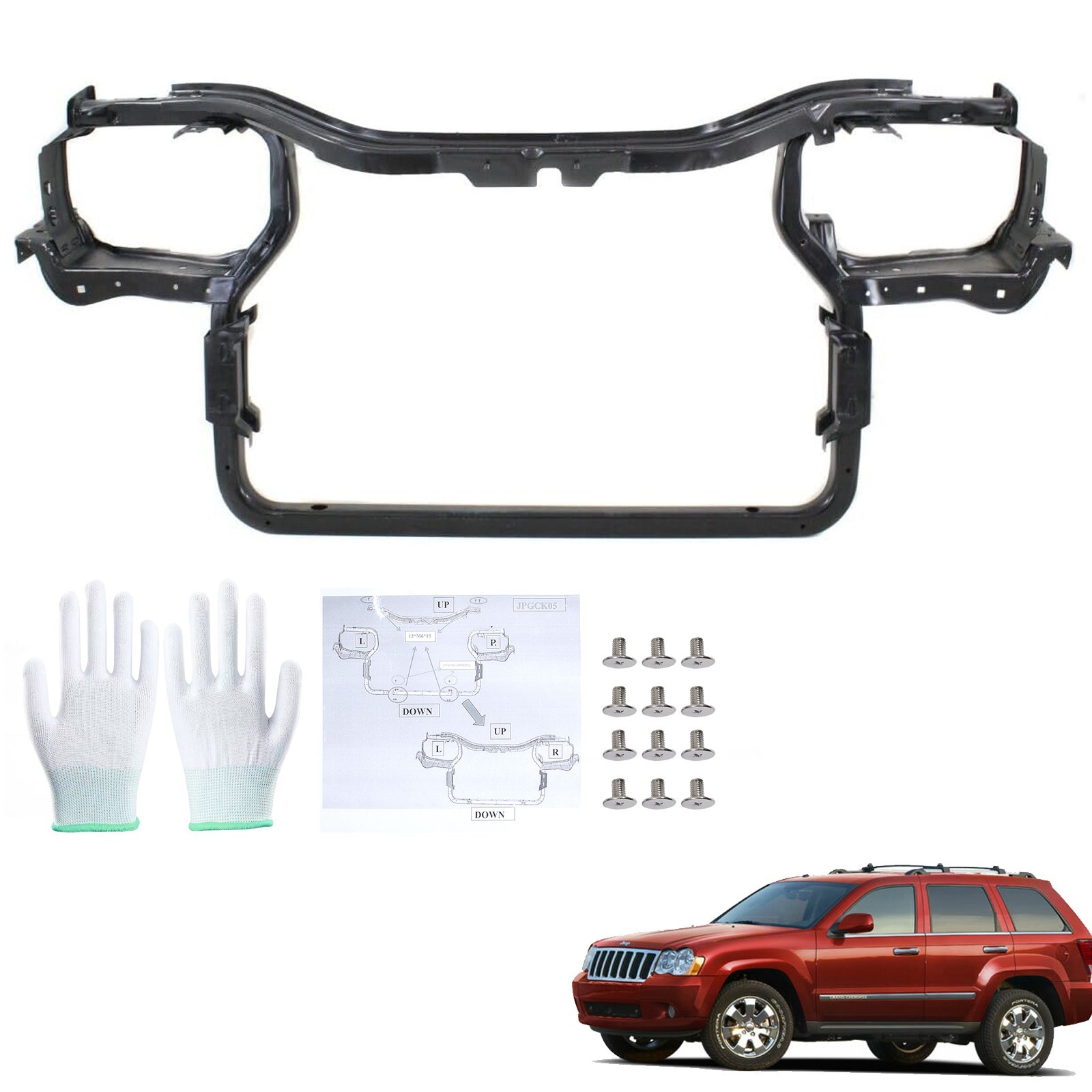Radiator Support Core Assembly For 2005-2010 Jeep Grand Cherokee 5143322AEPFM
