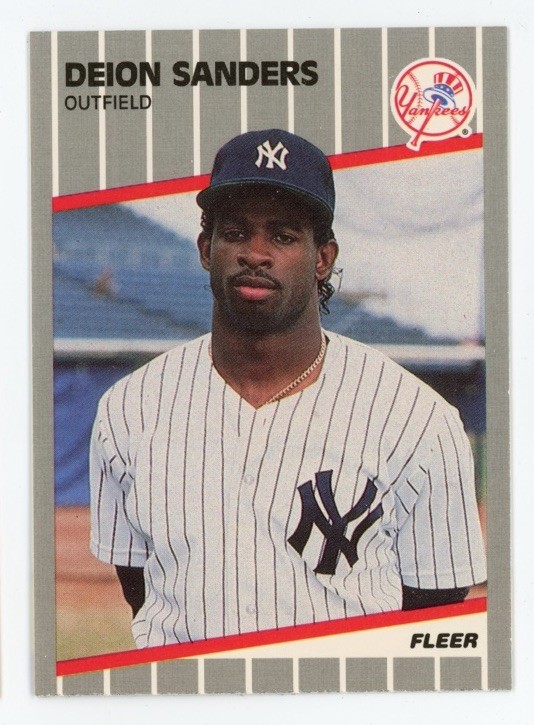 1989 Fleer Update Deion Sanders #U-53 RC Mint 1989 Fleer Update Deion Sanders #U-53 RC Mint