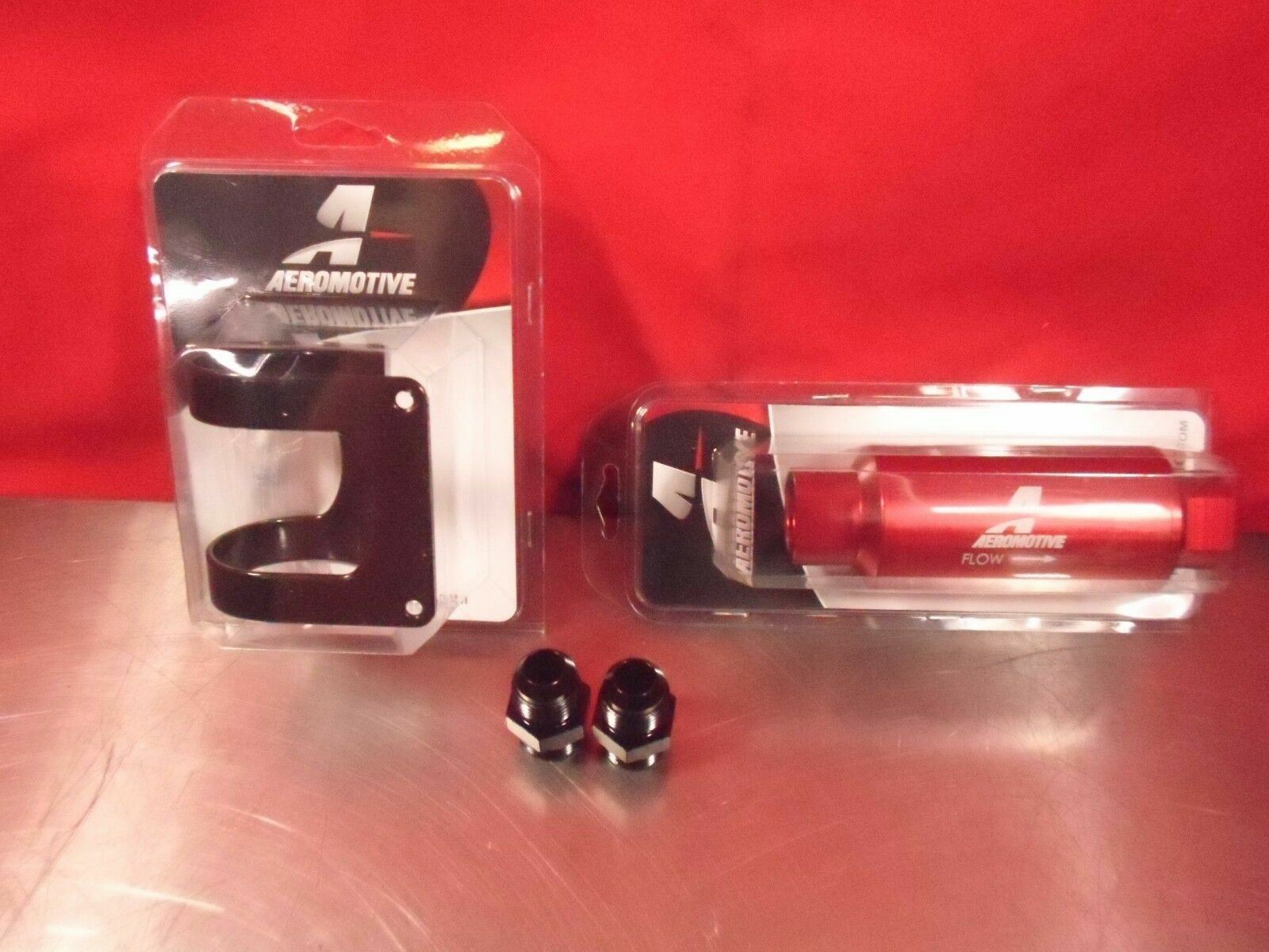 Aeromotive 12335 40 MICRON ORB-10 RED FILTER W/ 10-AN FITTINGS 12701 2\
