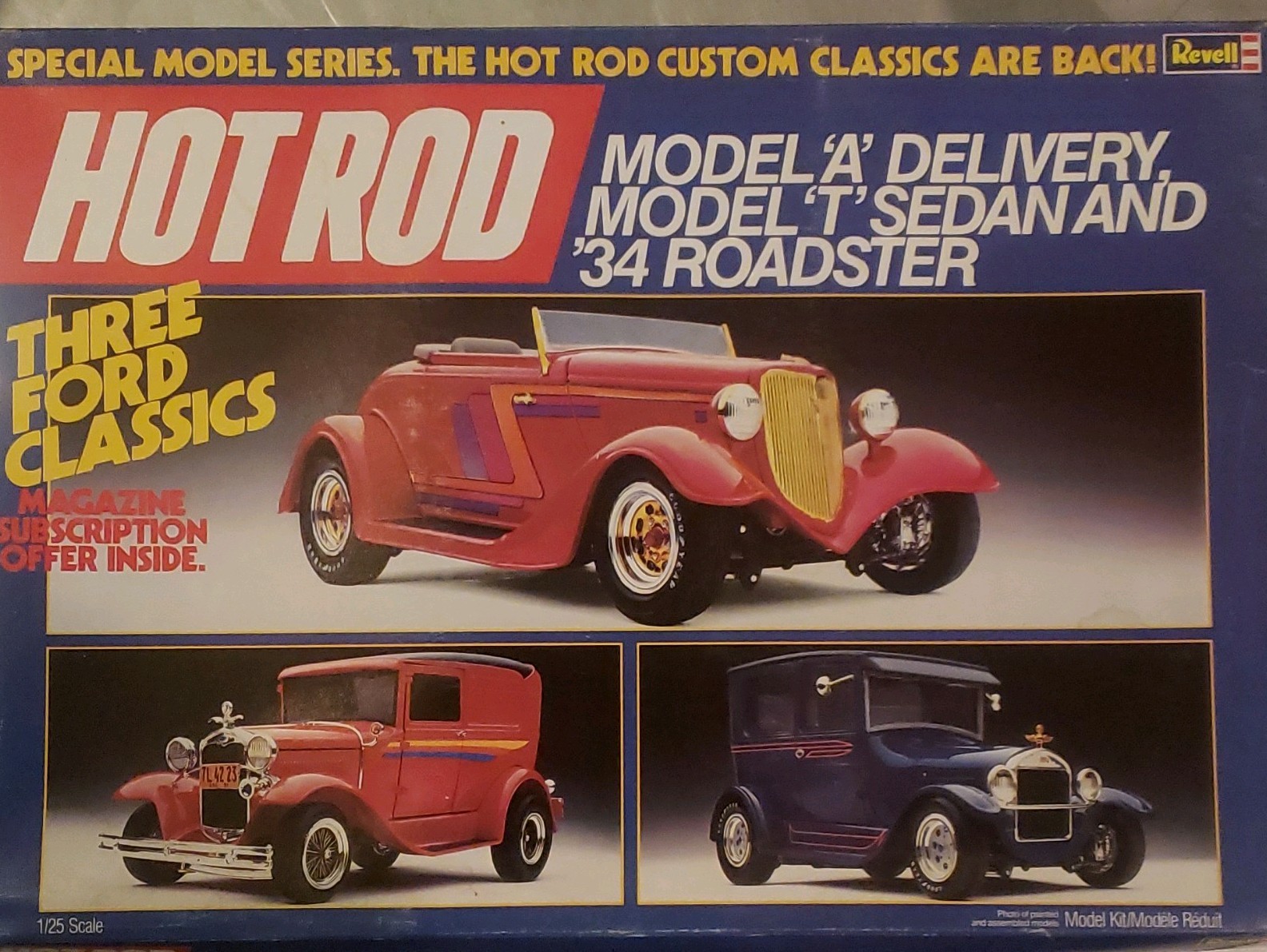Revell Ford Classics Combo Hot Rod 1:25 Plastic Unassembled Model Kit 7446 Revell Ford Classics Combo Hot Rod 1:25 Plastic Unassembled Model Kit 7446