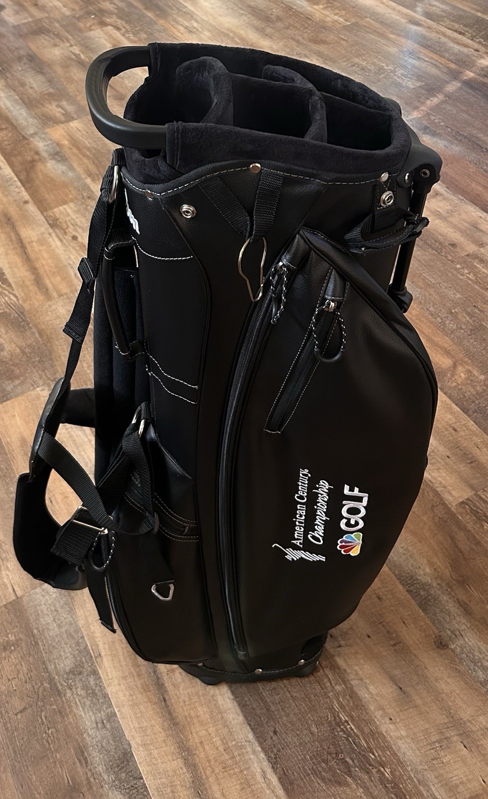 RARE Wilson WS Black Stand Golf Bag - American Century Championship Golf Edition RARE Wilson WS Black Stand Golf Bag - American Century Championship Golf Edition