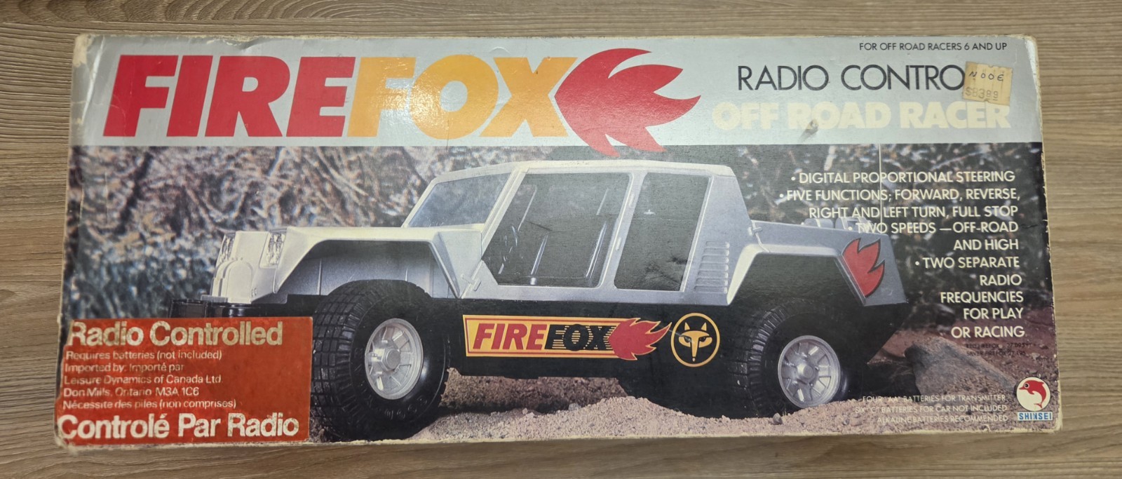 Vintage Shinsei Radio Elecon FireFox RC Off Road Racer Model 1125 Open Box MINT Vintage Shinsei Radio Elecon FireFox RC Off Road Racer Model 1125 Open Box MINT