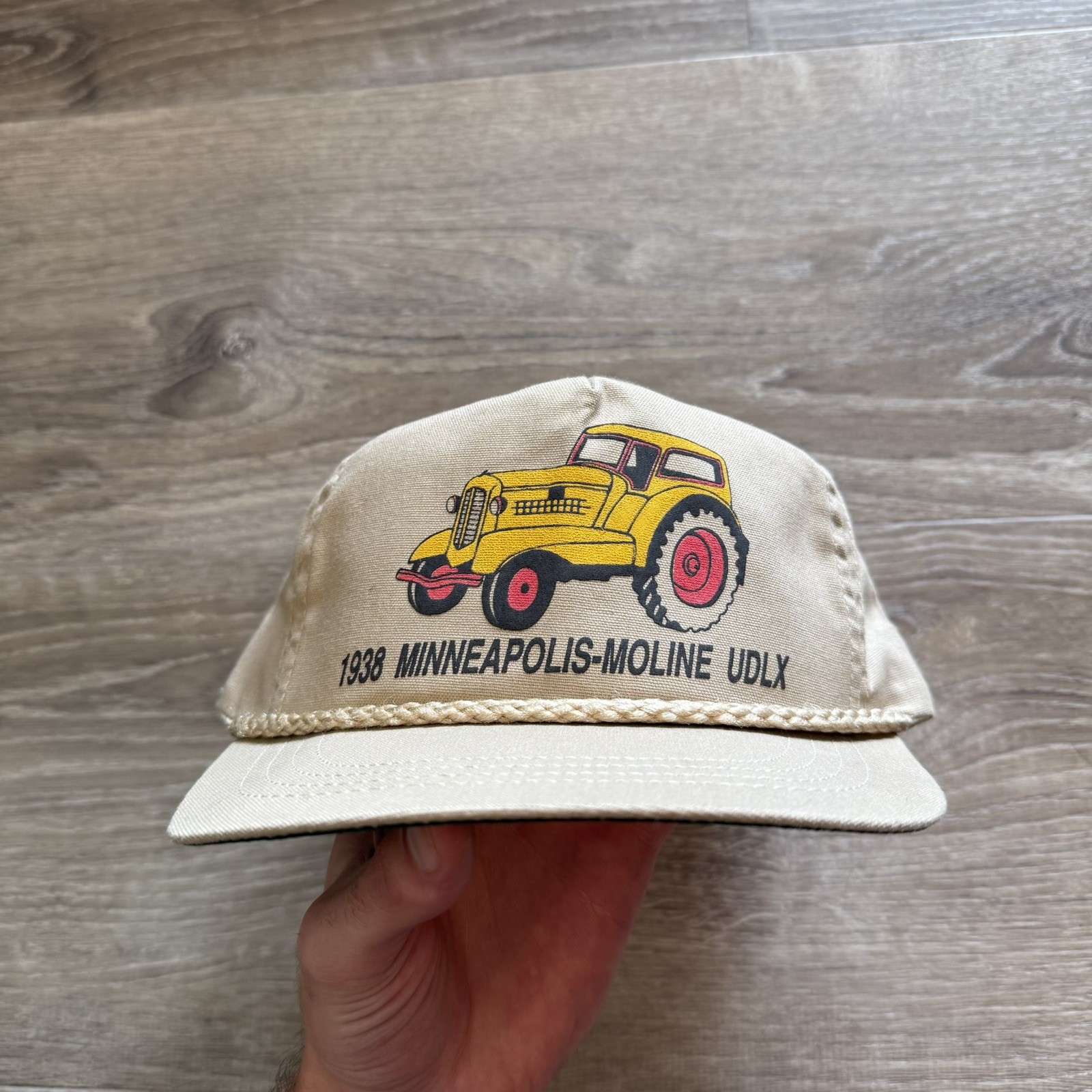 Vintage Minneapolis Moline Modern Machinery Tractor Trucker Snapback Hat Vintage Minneapolis Moline Modern Machinery Tractor Trucker Snapback Hat