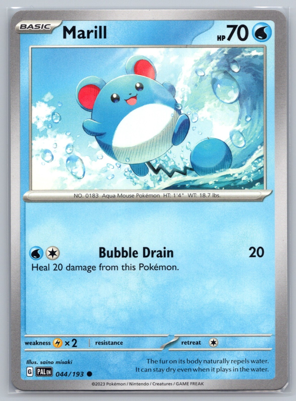 Marill~Cute Pokemon Cards~Water-Type Pokemon Marill~Cute Pokemon Cards~Water-Type Pokemon