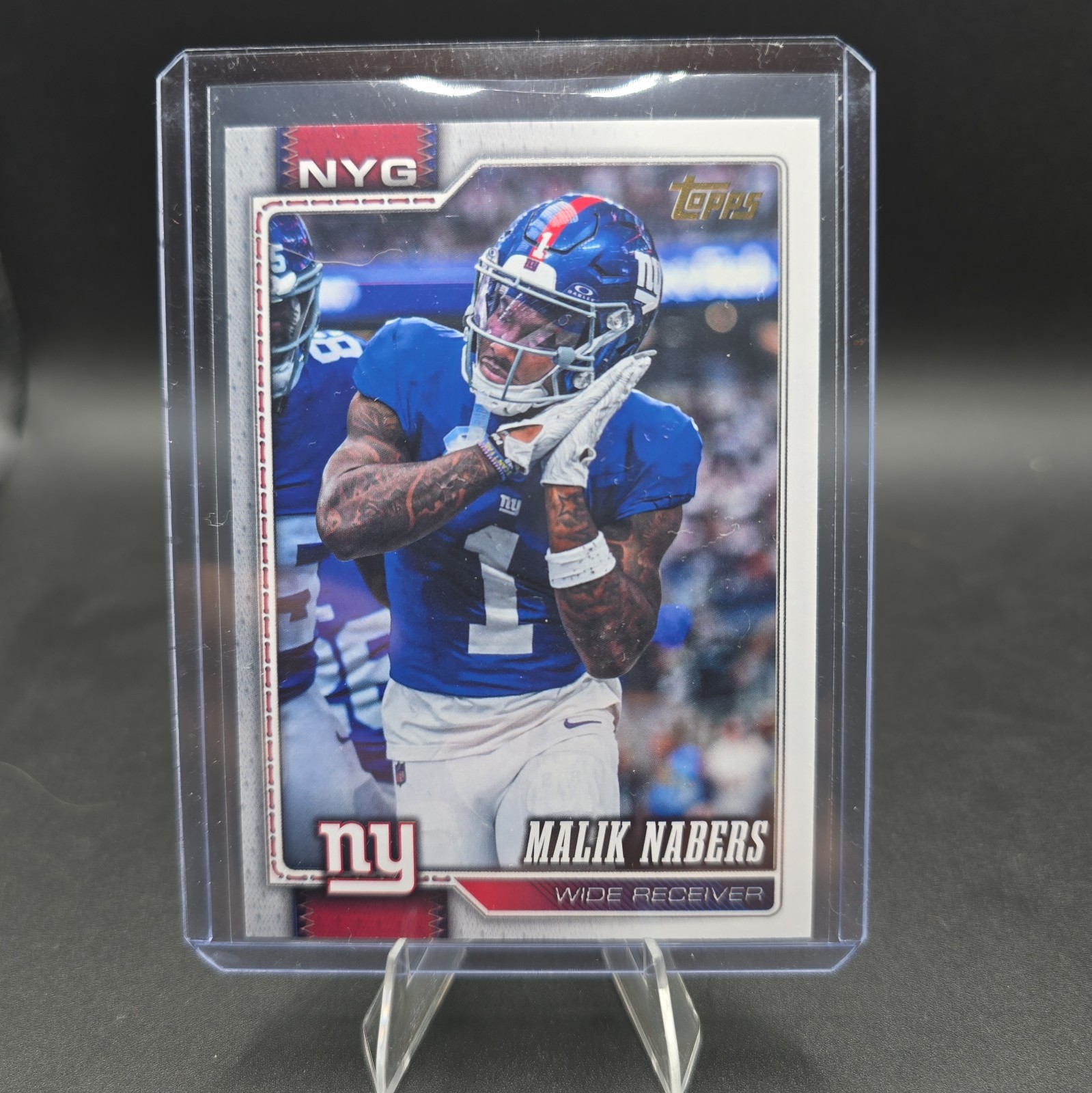 2026 Topps Flagship Football - Malik Nabers #153 Golden Mirror SSP NY Giants 2026 Topps Flagship Football - Malik Nabers #153 Golden Mirror SSP NY Giants