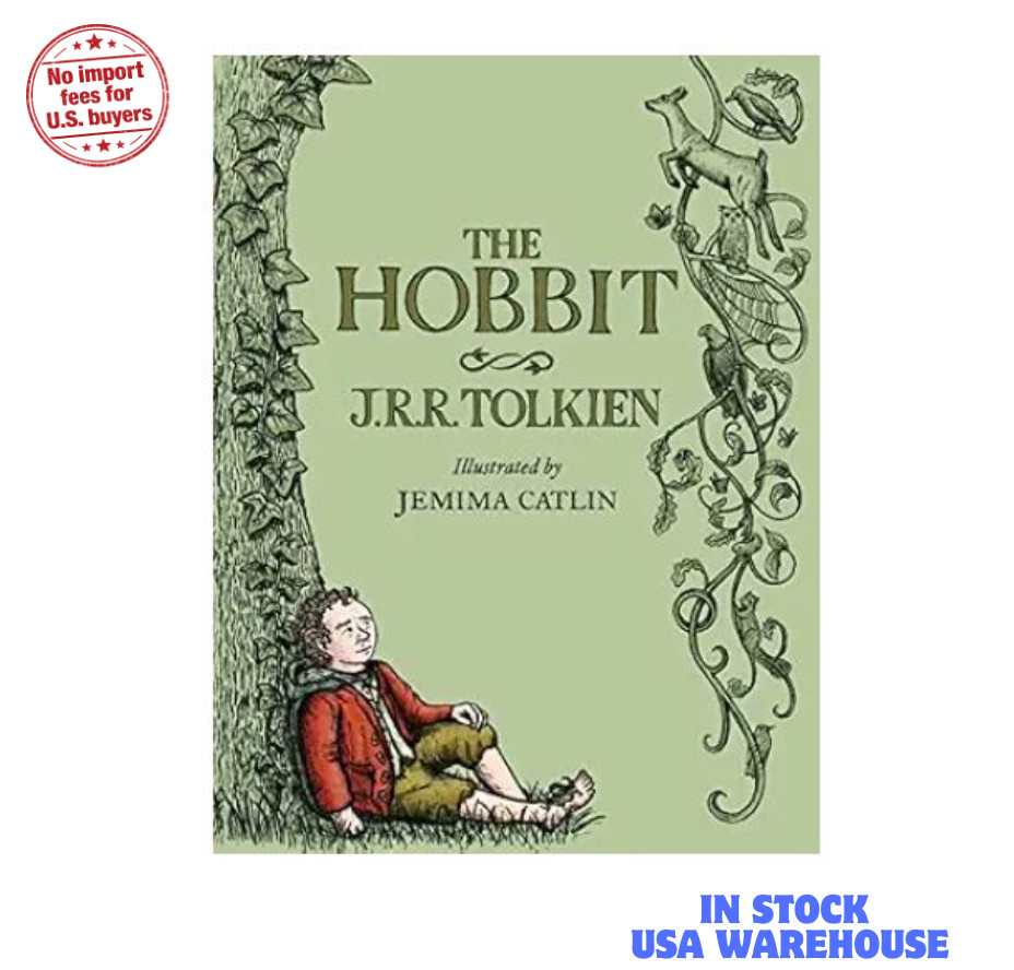 The Hobbit Illustrated Edition Hardcover J.R.R. Tolkien Jemima Catlin .*.