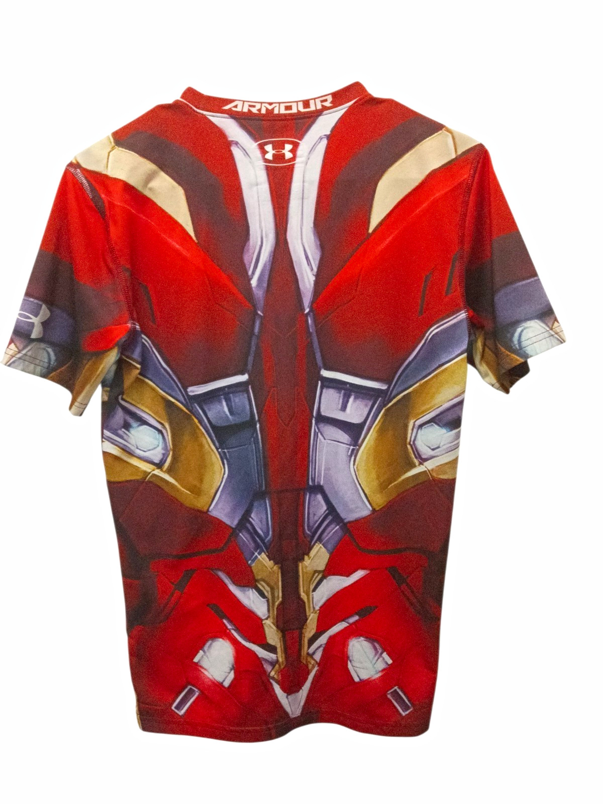 Under Armour Alter Ego Marvel Iron Man Red Graphic Crewneck Tee Shirt Mens M Under Armour Alter Ego Marvel Iron Man Red Graphic Crewneck Tee Shirt Mens M