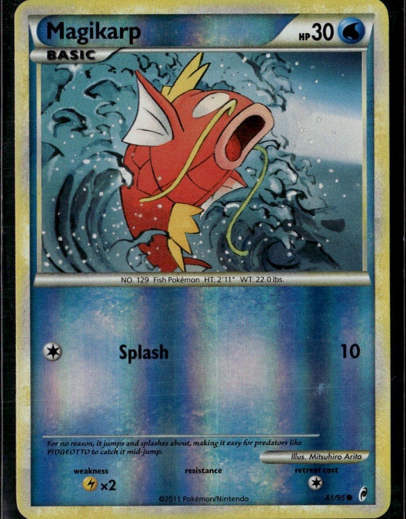 Magikarp Common Call of Legends 61/95 Water Reverse Holo Pokemon Card