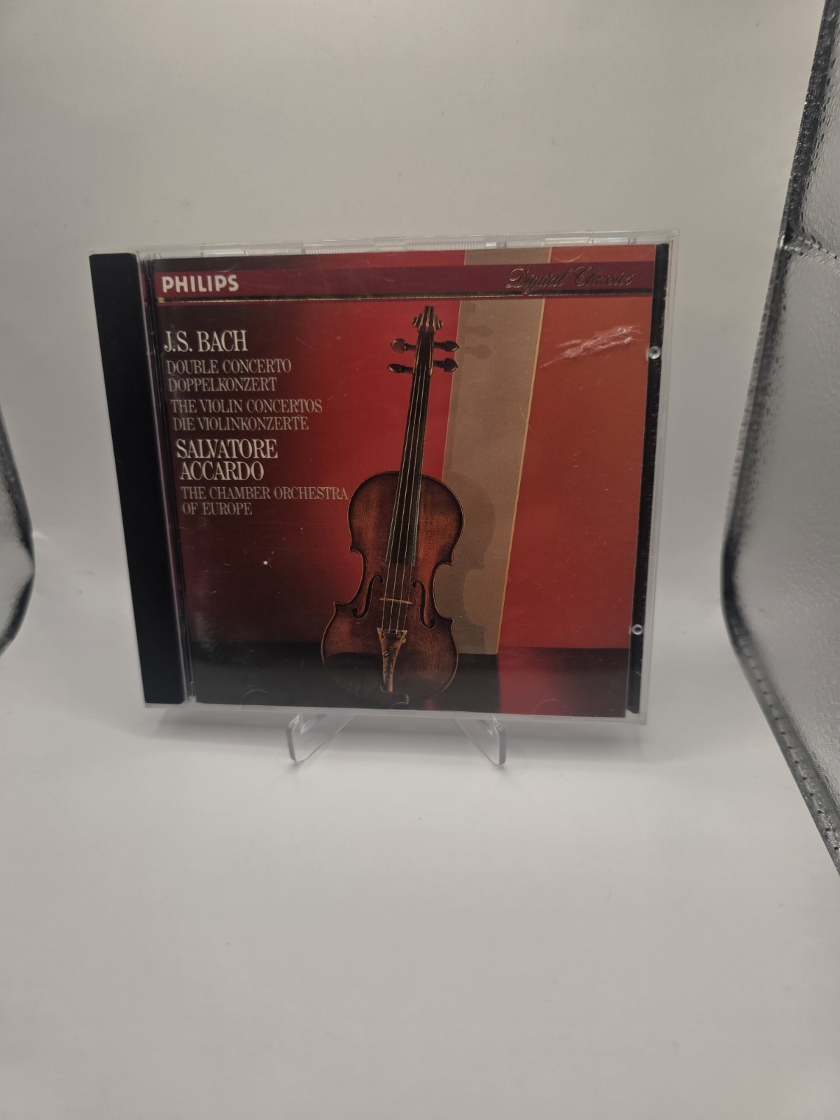J.S. BACH -Violin Concertos SALVATORE ACCARDO CD -Philips J.S. BACH -Violin Concertos SALVATORE ACCARDO CD -Philips