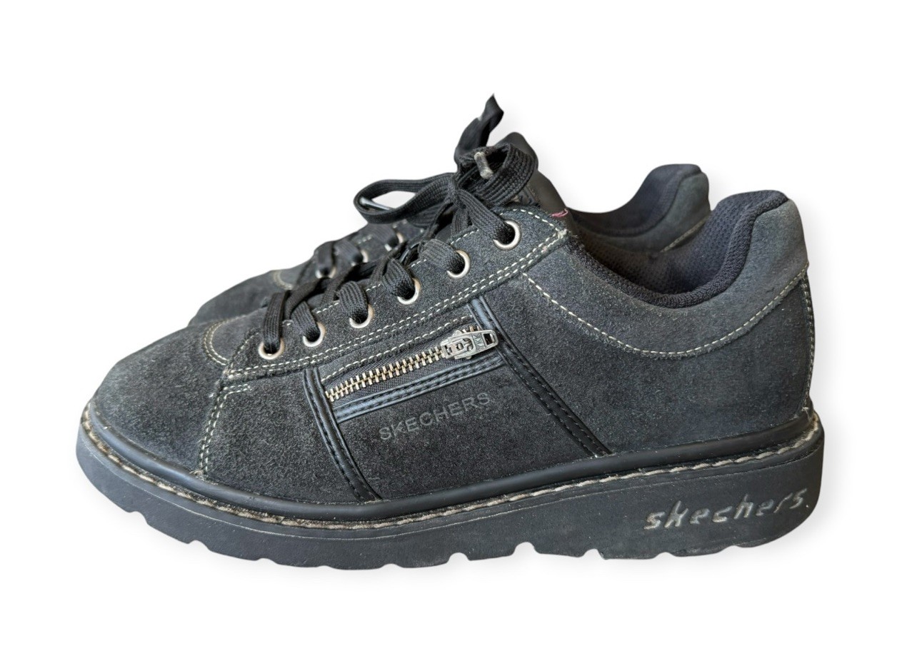 VTG Skechers Tredd Jammers Shoes Womens SZ Platform Y2K 90s Grunge Black VTG Skechers Tredd Jammers Shoes Womens SZ Platform Y2K 90s Grunge Black