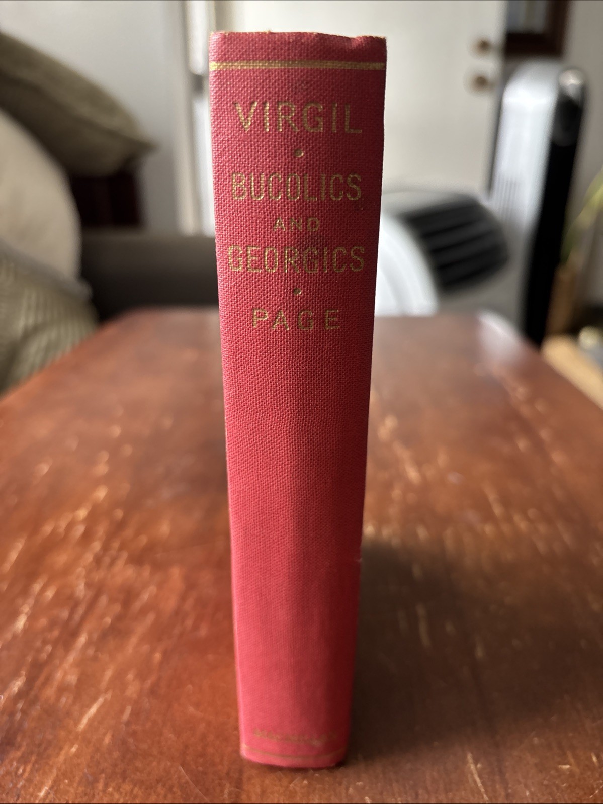 Virgil- Bucolics and Georgics 1963 Vintage Hardcover Intro & Notes by T. E. Page Virgil- Bucolics and Georgics 1963 Vintage Hardcover Intro & Notes by T. E. Page