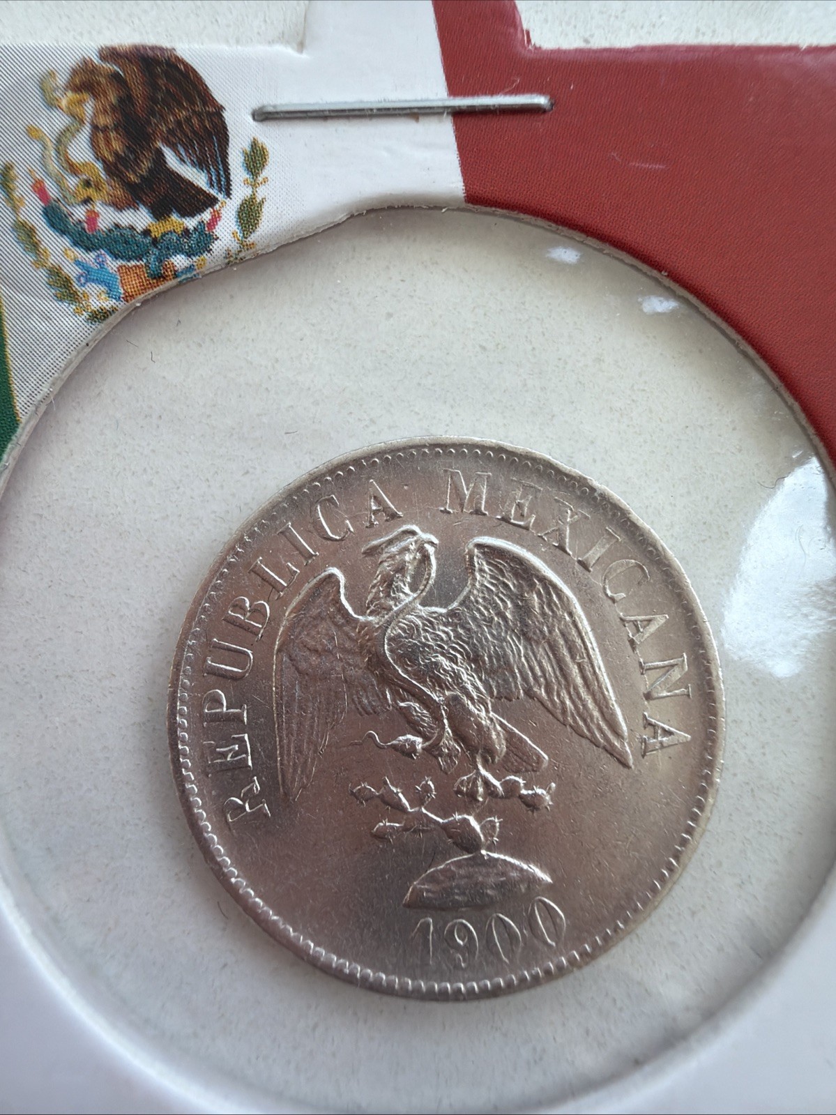 1900 Mexico SECOND REPUBLIC 20 Centavos KM-405.2 1900 Mexico SECOND REPUBLIC 20 Centavos KM-405.2