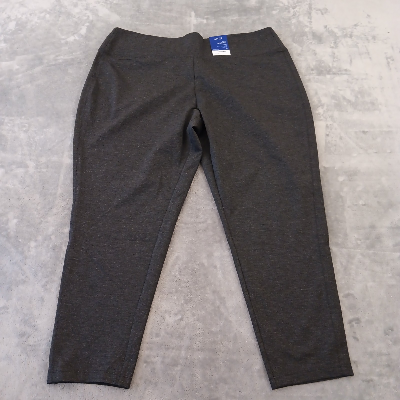 Apt. 9 Ponte Legging Ankle Pants Womens Plus Size 3X Gray Skinny Stretch New Apt. 9 Ponte Legging Ankle Pants Womens Plus Size 3X Gray Skinny Stretch New