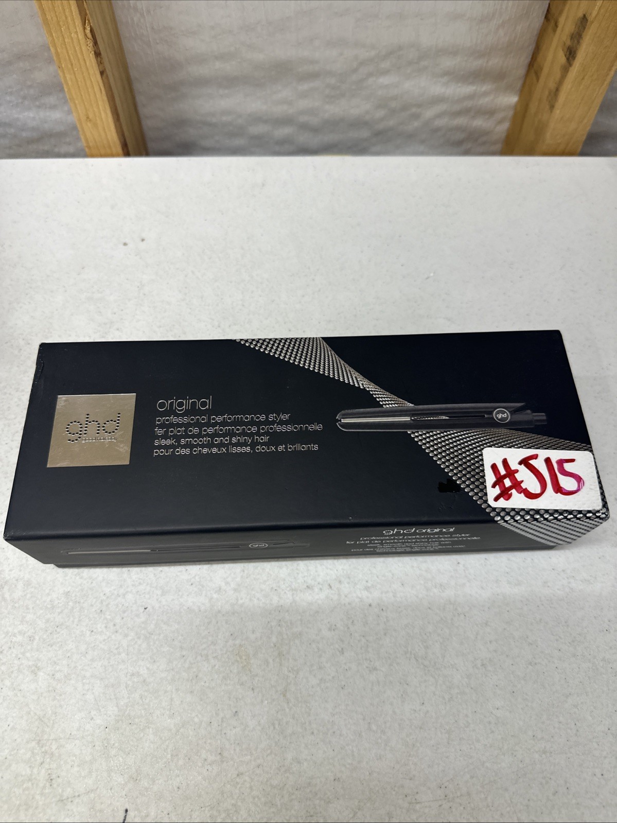 ghd Original Styler 1 inch Flat Iron Hair Straightener Black 365F Ceramic Plates