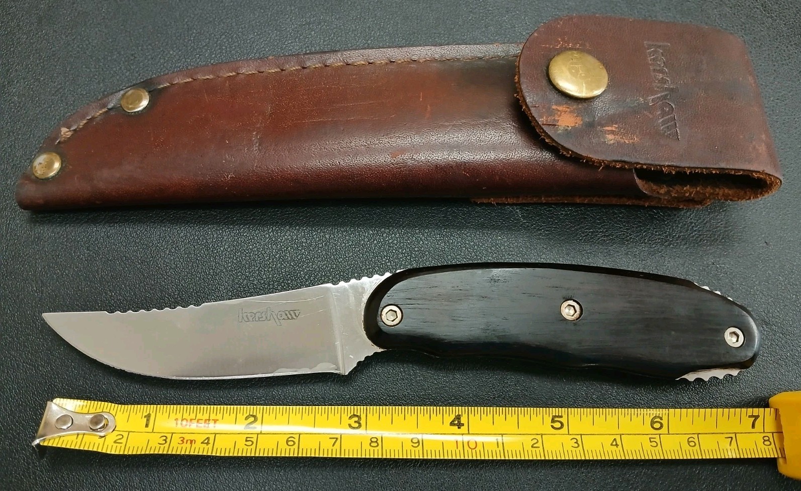 Kershaw knive Tom Veff design AUS8A Cocobolo wood handle 2300 Japan KAI Kershaw knive Tom Veff design AUS8A Cocobolo wood handle 2300 Japan KAI