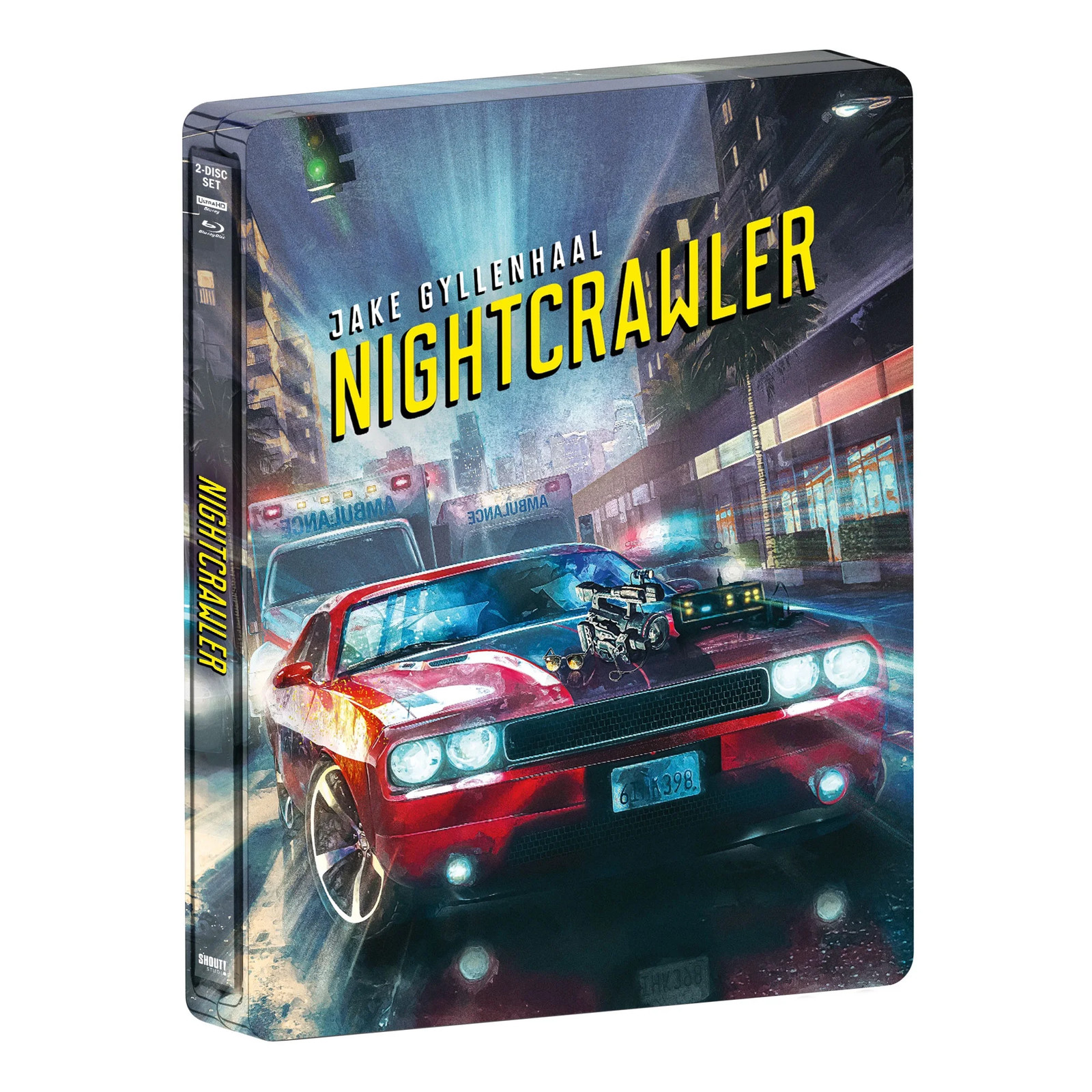 Nightcrawler 4K Ultra HD Steelbook Limited Edition Thriller Movie Rated R