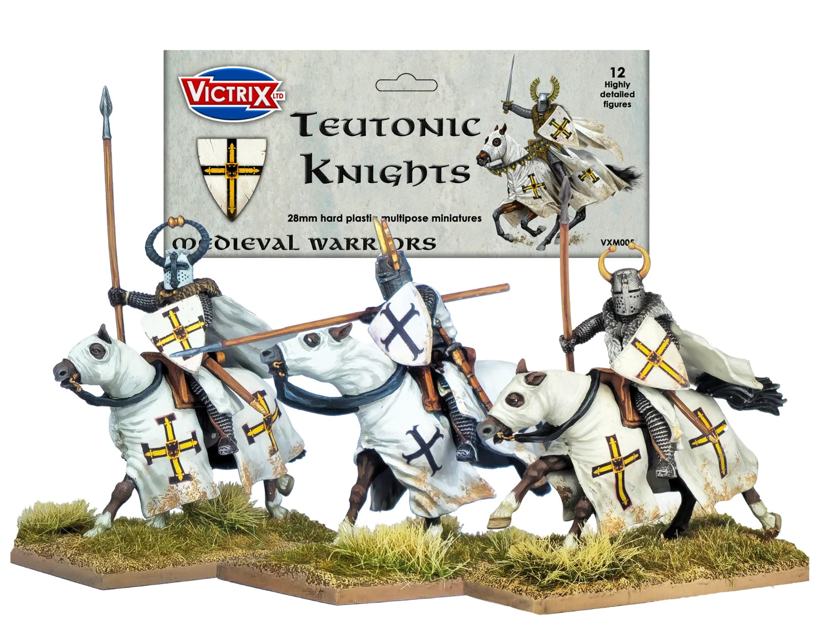Victrix Teutonic Knights Ordensstaat Pillage Barons War 28mm Medieval Miniatures