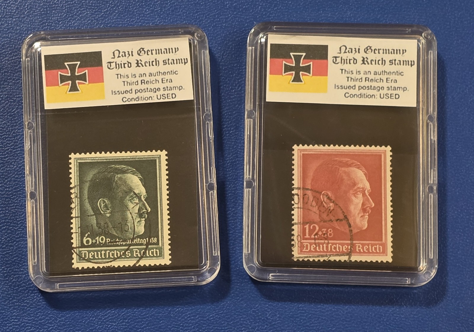 Germany - Adolf Hitler Reichsparteitag 1938 Stamp Set WW2 Nazi German Postage
