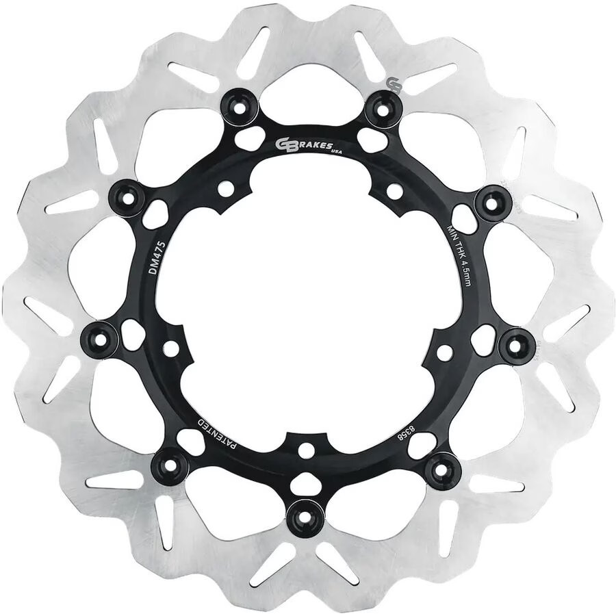 GBrakes Wave Floating Front Brake Rotor - 320mm Rotor GBDU043 GBrakes Wave Floating Front Brake Rotor - 320mm Rotor GBDU043