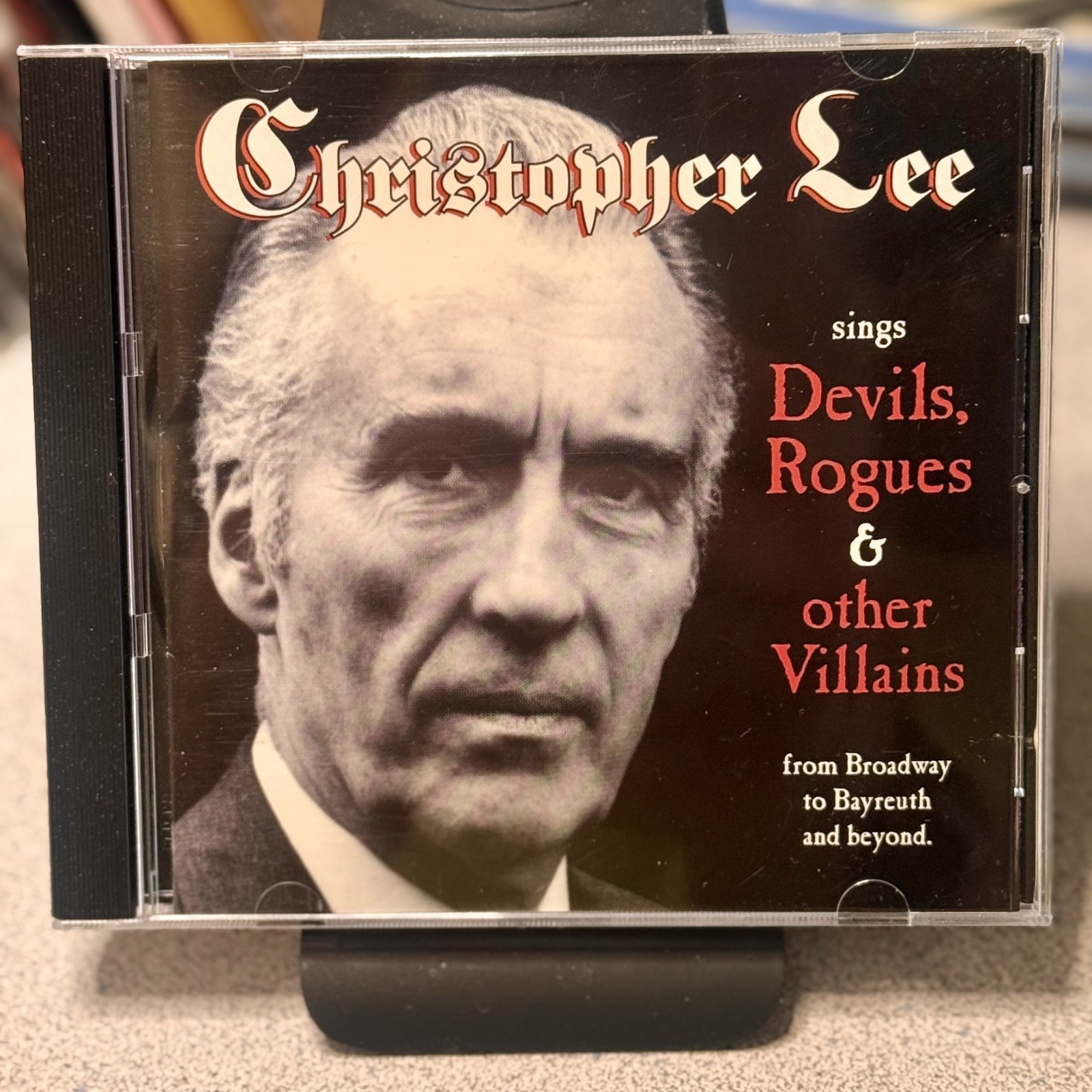 Christopher Lee Sings Devils Rogues & Other Villains CD 1996 Wolfslair