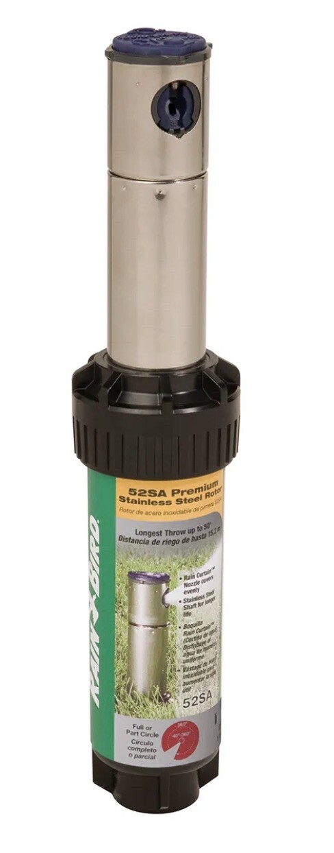 Rain Bird 52Sa Pop-Up Rotor Sprinkler Head 4 In. Premium Stainless Steel Pro 