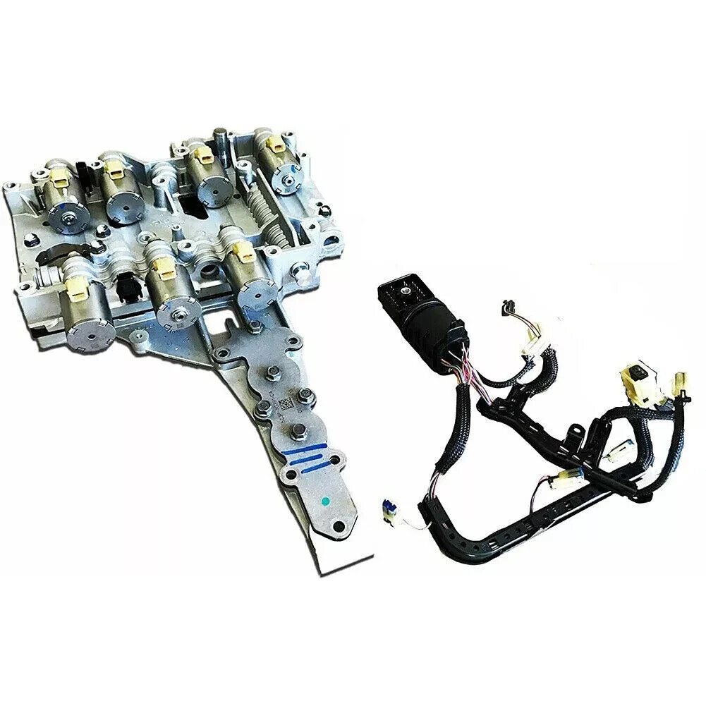 5R110W Transmission valve body with solenoids and harness Fits Ford 2003-up\